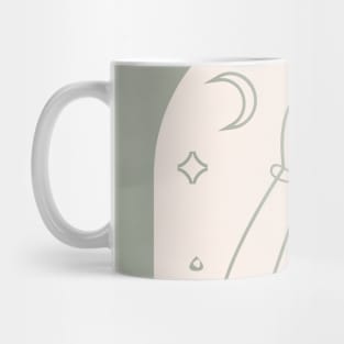 Minimal Woman Portrait 3 Mug